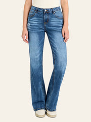Classic Medium-Wash Bootcut Jeans