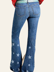Stars & Stripes Flare Jeans