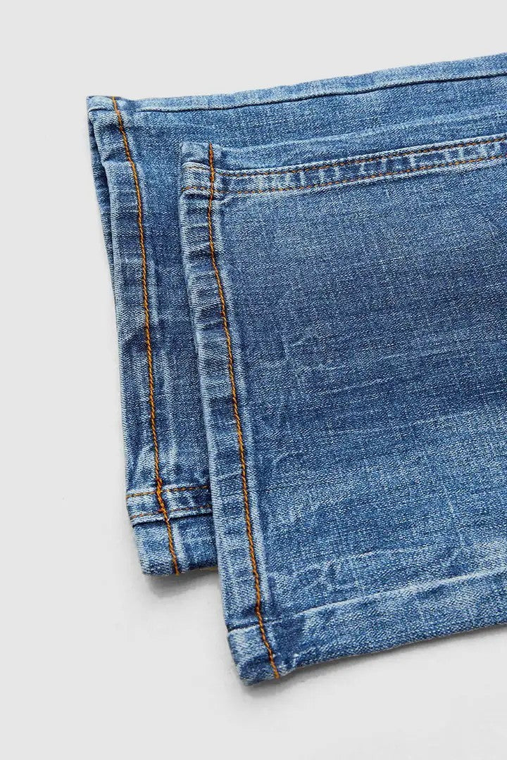 Classic Medium-Wash Bootcut Jeans