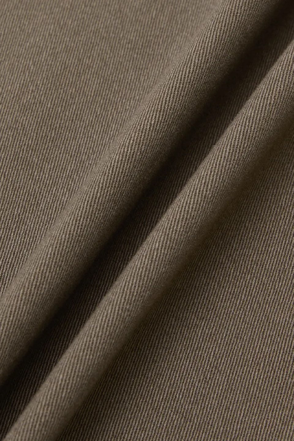 Taupe Seamed Straight-Leg Pants