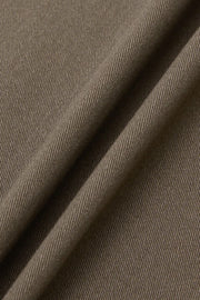Taupe Seamed Straight-Leg Pants