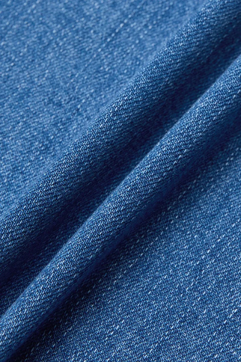 Button-Hem Straight-Leg Crop Jeans